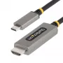 StarTech.com 6ft (2m) adapter kablowy USB-C na HDMI, 8K 60Hz, 4K 144Hz, HDR10, kabel konwertera wideo USB typu C na HDMI 2.1, zgodny z USB-C DP Alt Mode/USB4/Thunderbolt 3/4 - laptop USB-C do monitora HDMI