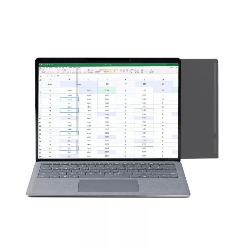 Ekran prywatyzujący StarTech.com 13,5 cala do Surface Laptop / Surface Book, filtr prywatyzujący antyodblaskowy z redukcją światła niebieskiego o 51%, ochrona ekranu monitora o kącie widzenia +/- 30 stopni, matowe wykończenie
