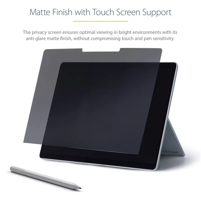 Ekran prywatyzujący StarTech.com 13,5 cala do Surface Laptop / Surface Book, filtr prywatyzujący antyodblaskowy z redukcją światła niebieskiego o 51%, ochrona ekranu monitora o kącie widzenia +/- 30 stopni, matowe wykończenie
