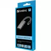 Sandberg USB-C na 4 porty USB 3.0 Pocket Hub, USB 3.2 Gen 1 (3.1 Gen 1) Type-C, USB 3.2 Gen 1 (3.1 Gen 1) Type-A, biały, aluminium, RoHS, Windows 10, Windows 7, Windows 8
