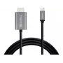 Kabel Sandberg USB-C do HDMI 2M, 2 m, USB Type-C, HDMI, Męski, Męski, Prosty
