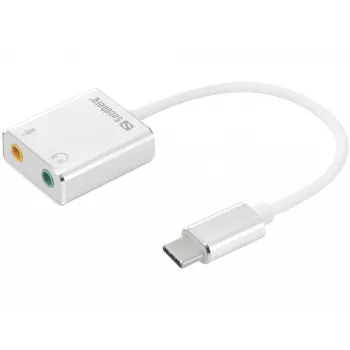 Sandberg USB-C do łącza dźwiękowego