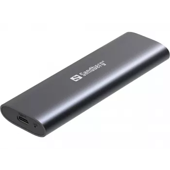 Sandberg USB 3.2 Case for M.2+NVMe SSD, obudowa na dysk SSD, M.2, M.2, 10 Gbit/s, łączność USB, czarny
