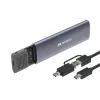 Sandberg USB 3.2 Case for M.2+NVMe SSD, obudowa na dysk SSD, M.2, M.2, 10 Gbit/s, łączność USB, czarny