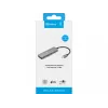 Sandberg USB-C do 4 x USB-C Hub, USB 3.2 Gen 1 (3.1 Gen 1) Type-C, USB 3.2 Gen 1 (3.1 Gen 1) Type-C, 10000 Mbit/s, Szary, Aluminium, 0.15 m