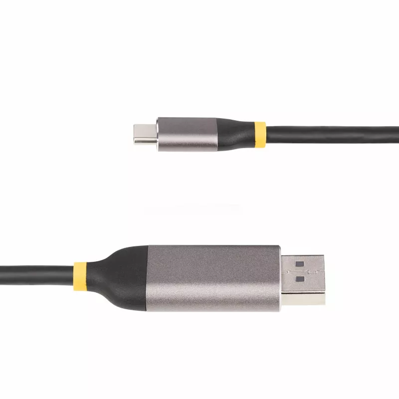 StarTech.com 10ft (3m) USB-C do DisplayPort adapter kablowya, 8K 60Hz, 4K 144Hz, HDR, USB Type-C do DP 1.4 kabel konwertera wideo, kompatybilny z USB4/Thunderbolt 3/4