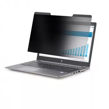StarTech.com Magnetyczny filtr prywatyzujący do laptopa 14 inch 16:9, odwracalny filtr, ochrona ekranu komputera, kąt widzenia 60° (+/- 30°), TAA, filtr światła niebieskiego
