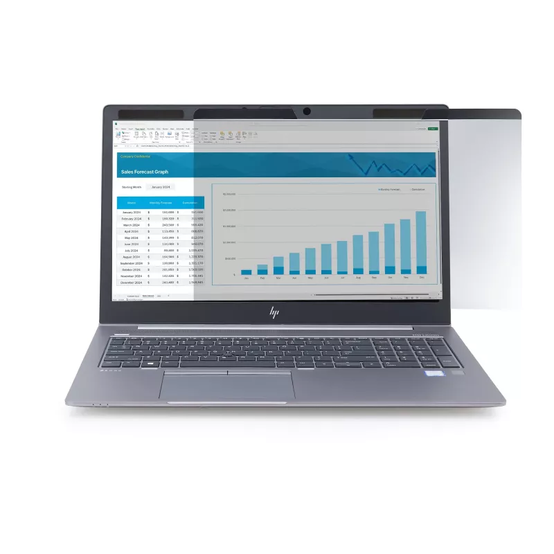 StarTech.com Magnetyczny filtr prywatyzujący do laptopa 14 inch 16:9, odwracalny filtr, ochrona ekranu komputera, kąt widzenia 60° (+/- 30°), TAA, filtr światła niebieskiego