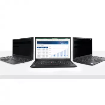 StarTech.com 14-calowa folia prywatyzująca do laptopa — przeciwodblaskowy filtr prywatności do wyświetlaczy panoramicznych (16:9) — ochraniacz ekranu laptopa z 51% redukcją światła niebieskiego — dwustronny matowy/błyszczący