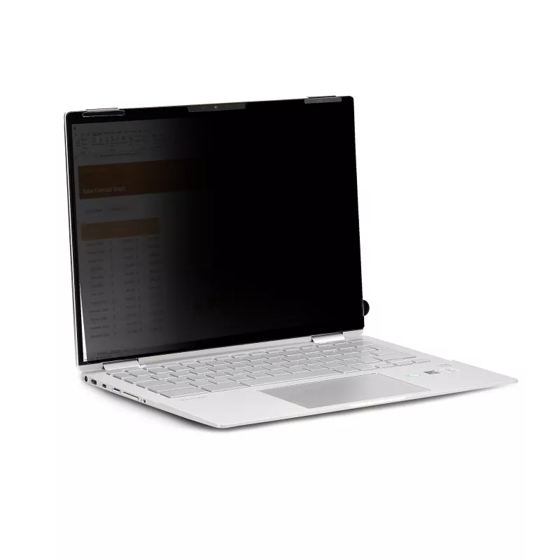 Ekran prywatyzujący StarTech.com 14 cali 16:10 Flip-Over z dotykiem, antyodblaskowy filtr prywatyzujący, ochrona ekranu laptopa z redukcją światła niebieskiego o 51%