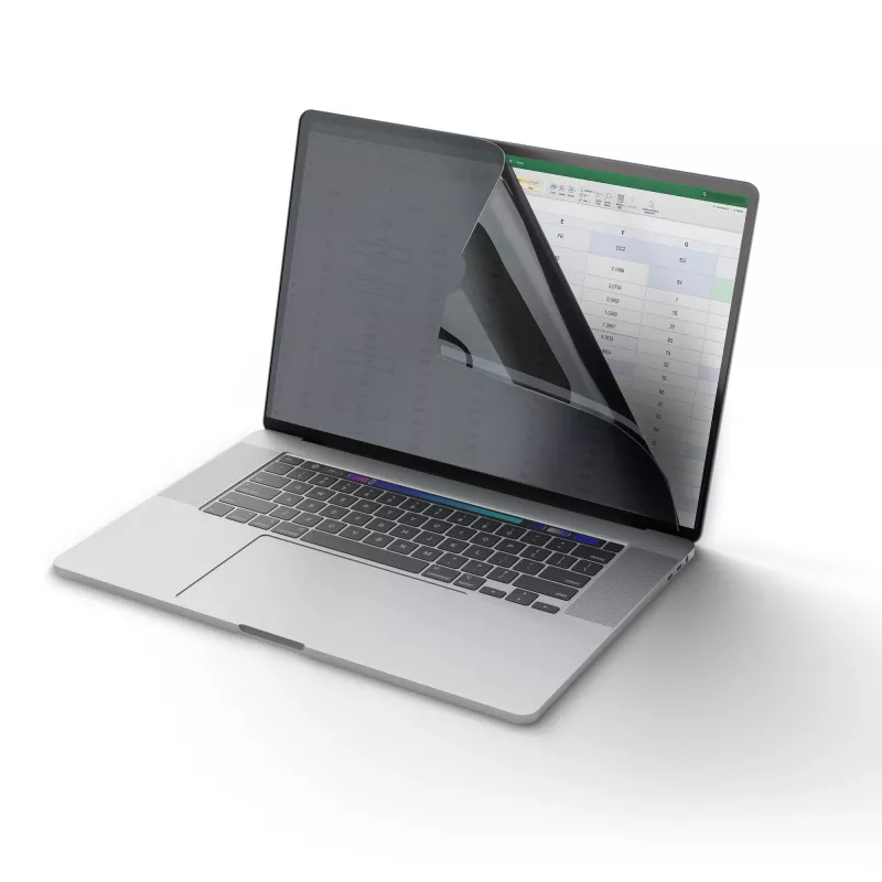 StarTech.com 14-calowy MacBook Pro 21/23 Laptopowa osłona prywatyzująca, antyrefleksyjny filtr prywatyzujący z 51% redukcją światła niebieskiego, ochrona ekranu monitora z kątem widzenia +/- 30°, odwracalne strony matowa/błyszcząca