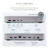 StarTech.com Stacja dokująca USB4 z obsługą dwóch monitorów, Dual 4K 120 Hz lub Single 8K 60 Hz HDMI, ładowanie laptopa 100 W, 2.5GbE, wielomonitorowa stacja dokująca USB-C, bezsterownikowa