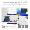 StarTech.com Stacja dokująca USB4 z obsługą dwóch monitorów, Dual 4K 120 Hz lub Single 8K 60 Hz HDMI, ładowanie laptopa 100 W, 2.5GbE, wielomonitorowa stacja dokująca USB-C, bezsterownikowa