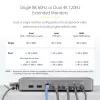 StarTech.com Stacja dokująca USB4 z obsługą dwóch monitorów, Dual 4K 120 Hz lub Single 8K 60 Hz HDMI, ładowanie laptopa 100 W, 2.5GbE, wielomonitorowa stacja dokująca USB-C, bezsterownikowa