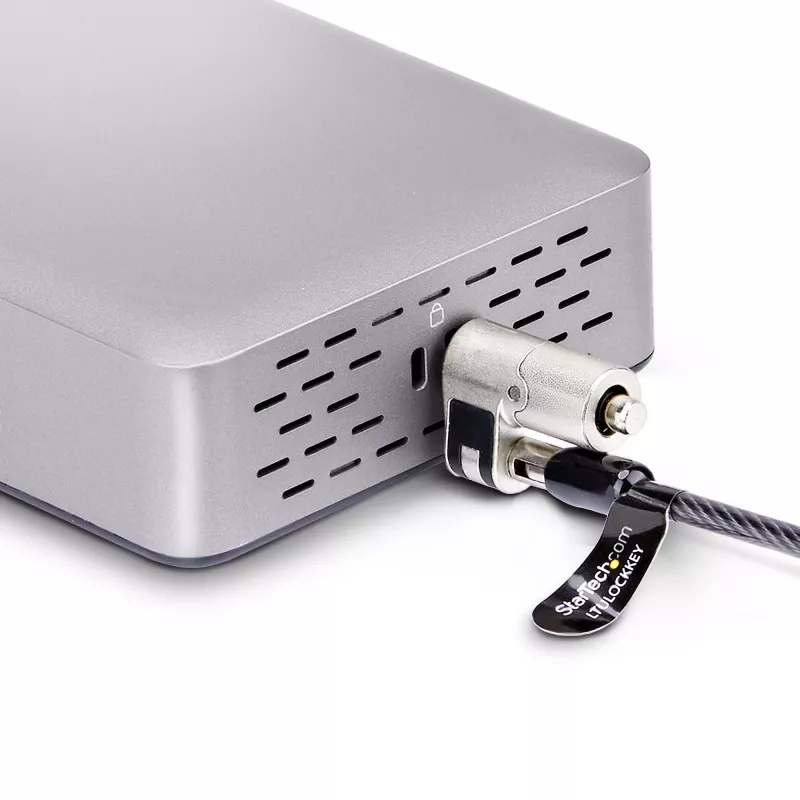 StarTech.com Stacja dokująca USB4 z obsługą dwóch monitorów, Dual 4K 120 Hz lub Single 8K 60 Hz HDMI, ładowanie laptopa 100 W, 2.5GbE, wielomonitorowa stacja dokująca USB-C, bezsterownikowa