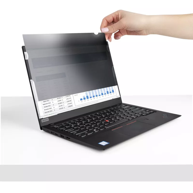 Filtr prywatności do laptopa StarTech.com 15,6 cala 16:9, antyodblaskowa folia prywatności z 51% redukcją światła niebieskiego, ochrona ekranu notebooka z kątem widzenia +/- 30 stopni, matowa/błyszcząca