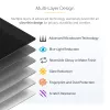 StarTech.com 15-calowy filtr prywatności do laptopa MacBook Air 2023, zdejmowalny i odwracalny filtr prywatności z powłoką antyrefleksyjną, magnetyczny ochraniacz ekranu laptopa z 51% redukcją światła niebieskiego