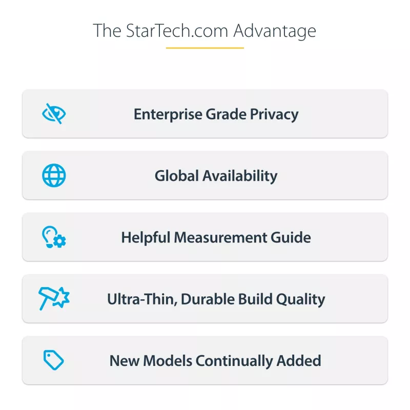 StarTech.com 15-calowy filtr prywatności do laptopa MacBook Air 2023, zdejmowalny i odwracalny filtr prywatności z powłoką antyrefleksyjną, magnetyczny ochraniacz ekranu laptopa z 51% redukcją światła niebieskiego