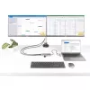 StarTech.com Adapter wieloportowy USB-C z dołączonym kluczem USB-C na USB-A, podwójne HDMI (4K30Hz/1080p60Hz), 3x USB-A 5Gbps, mini stacja dokująca podróżna, stacja dokująca do laptopa, kabel 40 cm