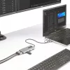 StarTech.com Adapter wieloportowy USB-C z dołączonym kluczem USB-C na USB-A, podwójne HDMI (4K30Hz/1080p60Hz), 3x USB-A 5Gbps, mini stacja dokująca podróżna, stacja dokująca do laptopa, kabel 40 cm