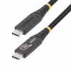 Kabel USB4 StarTech.com 1 m (3,3 st.), certyfikowany przez USB-IF kabel USB-C, 40 Gb/s, zasilanie 240 W PD 3.1 EPR, 8K 60 Hz, kabel/przewód do przesyłu danych USB typu C, kompatybilny z portami Thunderbolt/USB 3.2