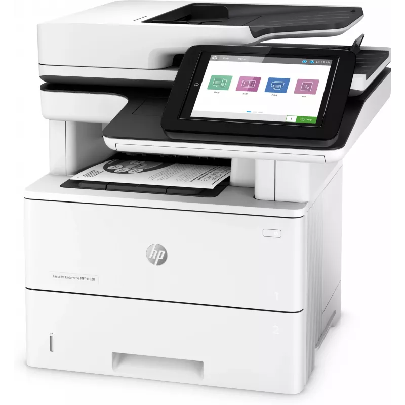 HP LaserJet Enterprise MFP M528dn, Laser, Drukowanie monochromatyczne, 1200 x 1200 DPI, A4, Drukowanie bezpośrednie, Czarny, Biały