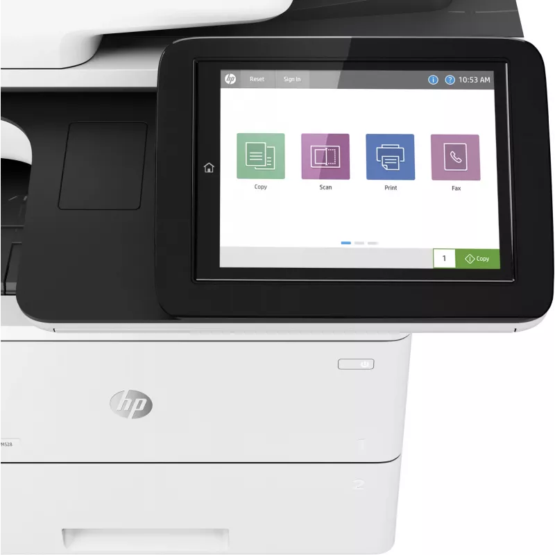 HP LaserJet Enterprise MFP M528dn, Laser, Drukowanie monochromatyczne, 1200 x 1200 DPI, A4, Drukowanie bezpośrednie, Czarny, Biały