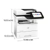 HP LaserJet Enterprise MFP M528dn, Laser, Drukowanie monochromatyczne, 1200 x 1200 DPI, A4, Drukowanie bezpośrednie, Czarny, Biały