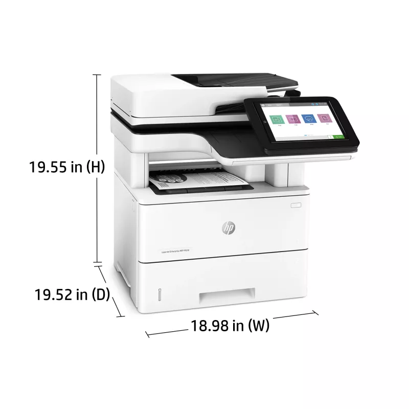 HP LaserJet Enterprise MFP M528dn, Laser, Drukowanie monochromatyczne, 1200 x 1200 DPI, A4, Drukowanie bezpośrednie, Czarny, Biały
