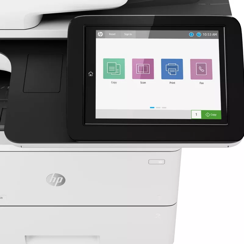 HP LaserJet Enterprise MFP M528dn, Laser, Drukowanie monochromatyczne, 1200 x 1200 DPI, A4, Drukowanie bezpośrednie, Czarny, Biały