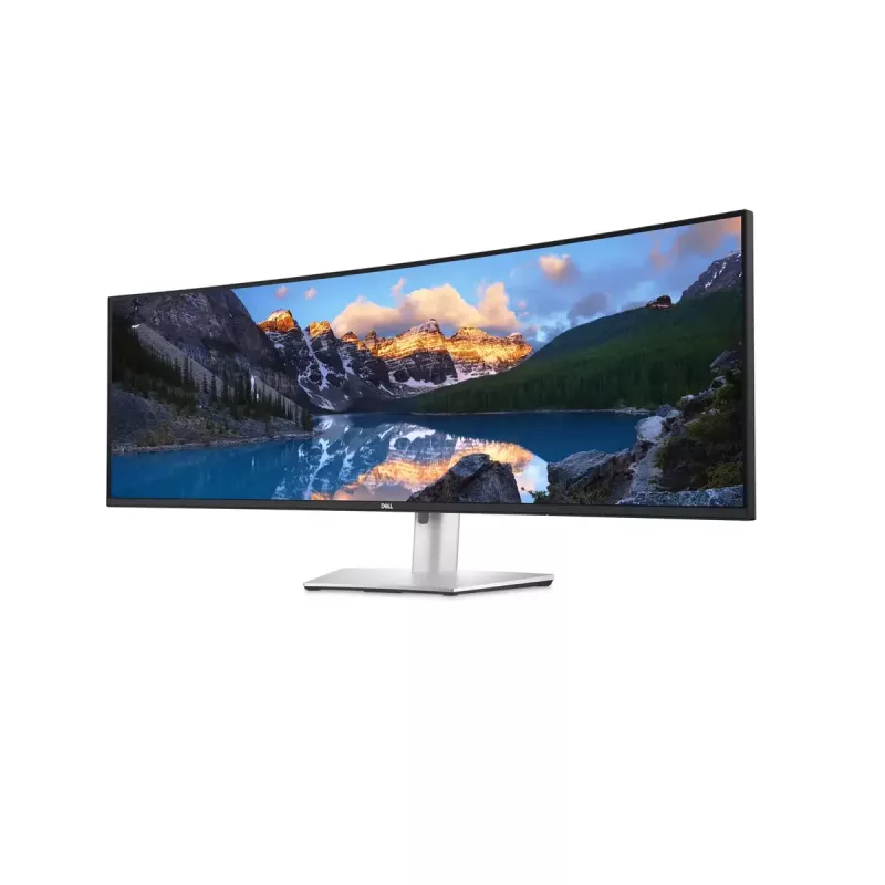 Monitor komputerowy DELL UltraSharp U4924DW 124,5 cm (49 cali) 5120 x 1440 pikseli 5K Ultra HD LCD Czarny, Srebrny