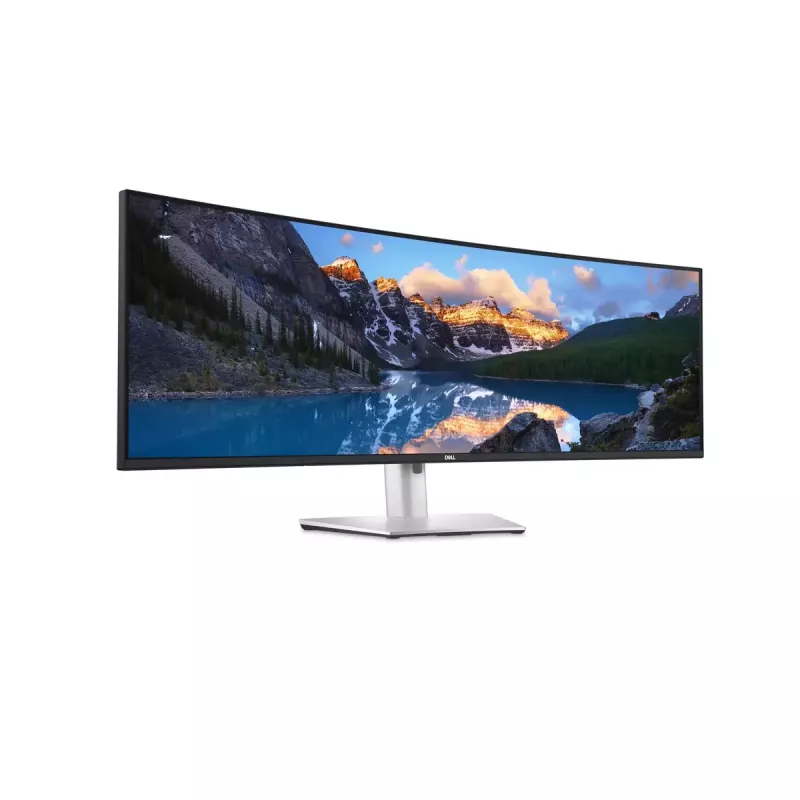 Monitor komputerowy DELL UltraSharp U4924DW 124,5 cm (49 cali) 5120 x 1440 pikseli 5K Ultra HD LCD Czarny, Srebrny