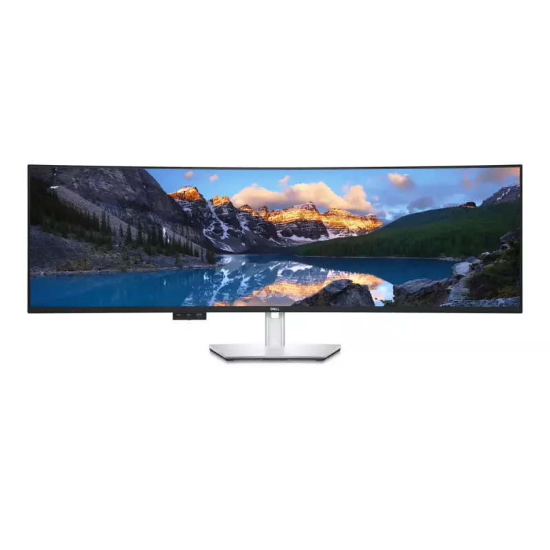 Monitor komputerowy DELL UltraSharp U4924DW 124,5 cm (49 cali) 5120 x 1440 pikseli 5K Ultra HD LCD Czarny, Srebrny