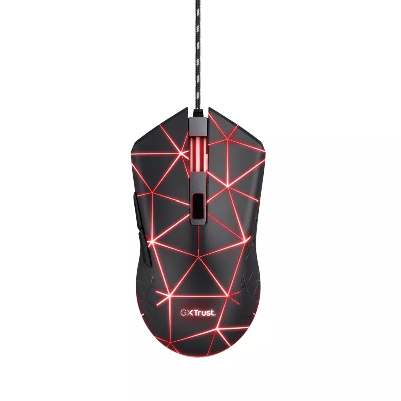 Mysz Trust GXT 133 Locx Gaming Praworęczna USB Typu-A Optyczna 4000 DPI