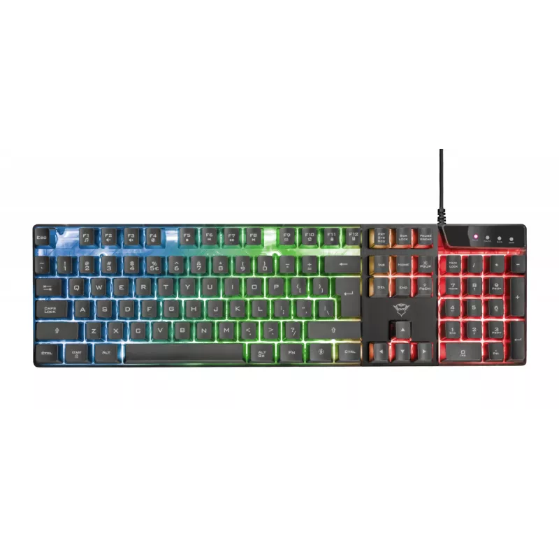 Trust GXT 838 Azor klawiatura mysz w zestawie gamingowa USB czarna