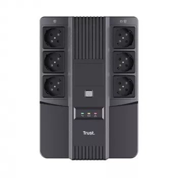 Trust Maxxon zasilacz awaryjny (UPS) 0,8 kVA 6 gniazd sieciowych