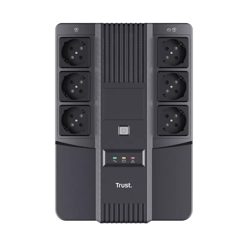 Trust Maxxon zasilacz awaryjny (UPS) 0,8 kVA 6 gniazd sieciowych