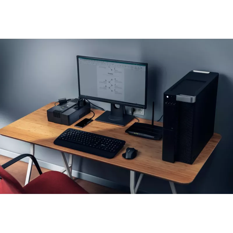 Trust Maxxon zasilacz awaryjny (UPS) 0,8 kVA 6 gniazd sieciowych