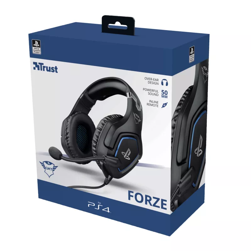 Trust GXT 488 Forze PS4 Headset Wired Head-band Gaming Czarny