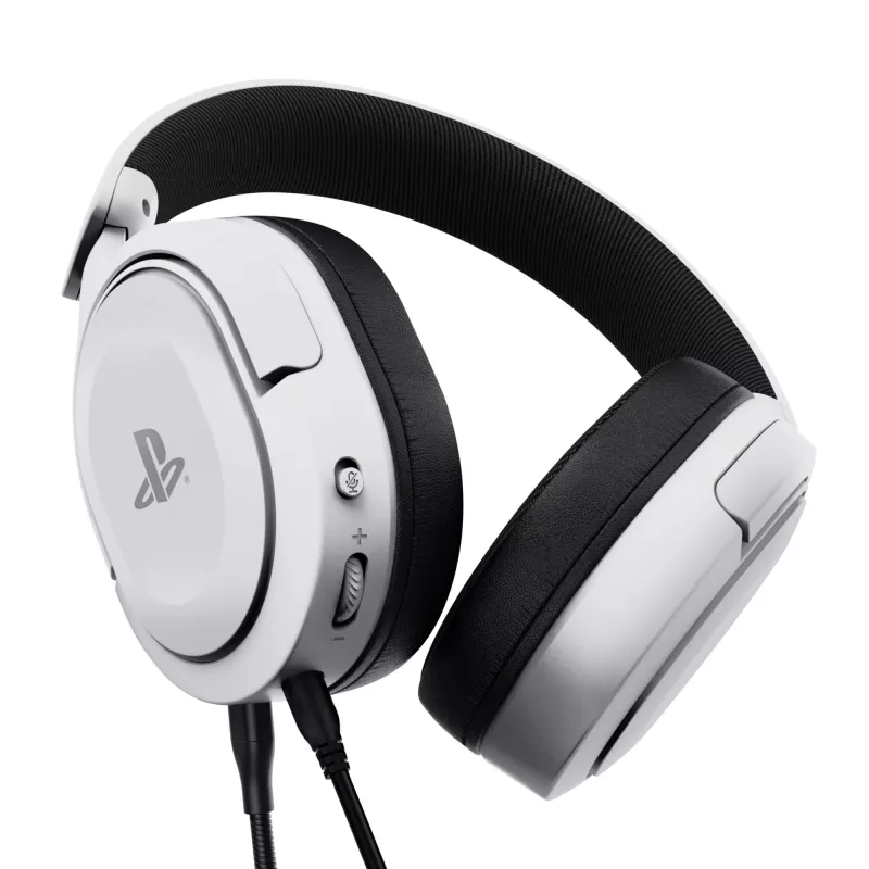 Trust GXT 498 Forta Headset Wired Head-band Gaming Czarny, biały