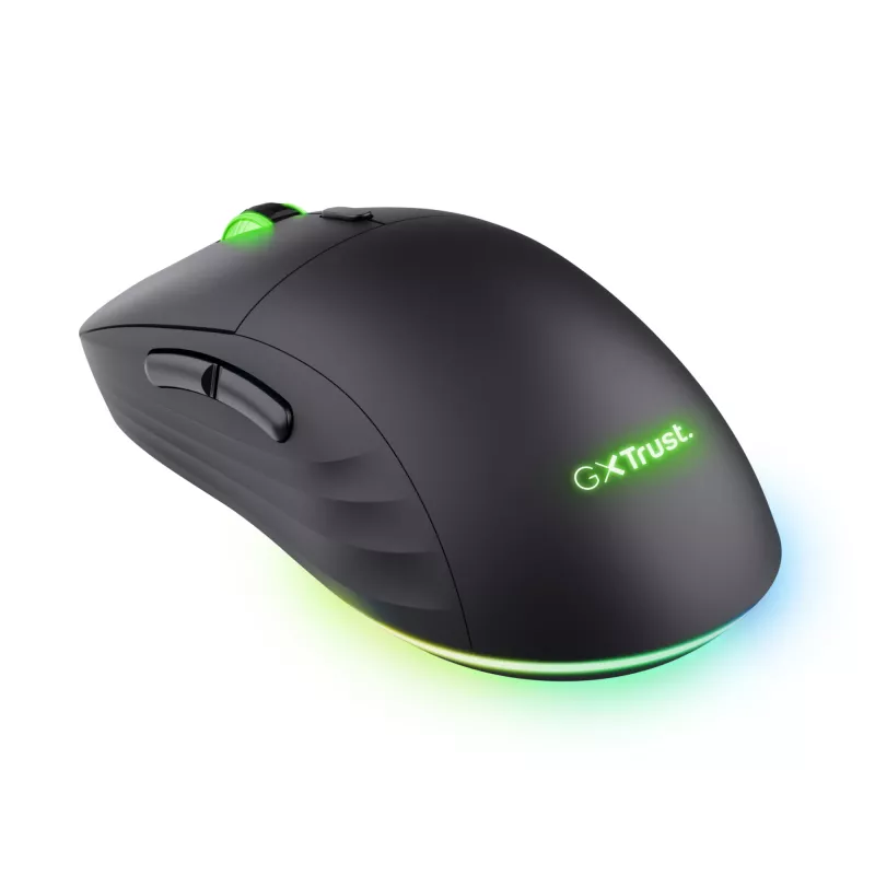 Mysz Trust GXT 927 Redex+ Gamingowa Praworęczna RF Wireless + USB Type-A Laser 25600 DPI