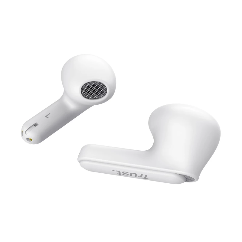 Trust Yavi Zestaw słuchawkowy True Wireless Stereo (TWS) douszny Połączenia/Muzyka USB Typu-C Bluetooth Biały