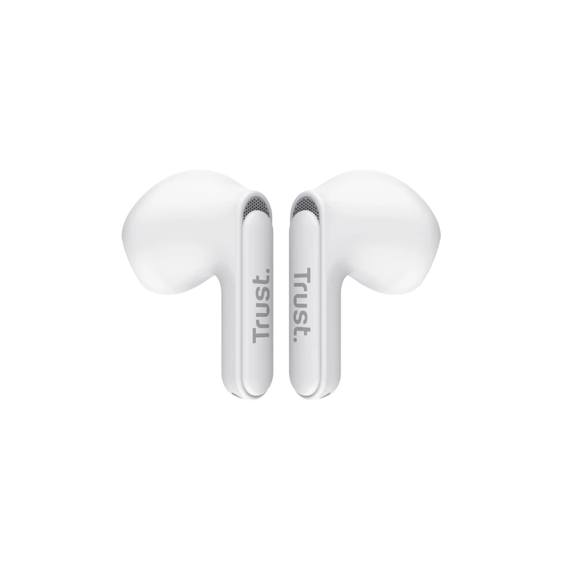 Trust Yavi Zestaw słuchawkowy True Wireless Stereo (TWS) douszny Połączenia/Muzyka USB Typu-C Bluetooth Biały