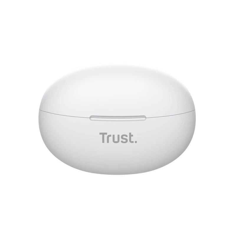 Trust Yavi Zestaw słuchawkowy True Wireless Stereo (TWS) douszny Połączenia/Muzyka USB Typu-C Bluetooth Biały