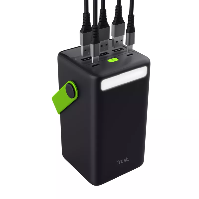 Trust Redoh XXL 50000 mAh Czarny, Zielony