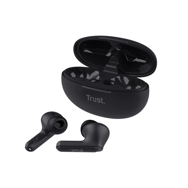 Trust Yavi Headset True Wireless Stereo (TWS) In-ear Calls/Music USB Type-C Bluetooth Czarny