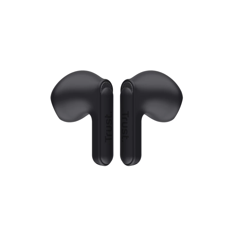 Trust Yavi Zestaw słuchawkowy True Wireless Stereo (TWS) Douszne Połączenia/Muzyka USB Typu-C Bluetooth Czarny
