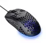 Trust GXT 928 HELOX, Praworęczna, Optyczna, USB Typu-A, 6400 DPI, Czarna