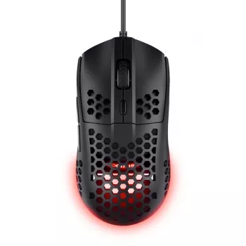 Trust GXT 928 HELOX, Praworęczna, Optyczna, USB Typu-A, 6400 DPI, Czarna