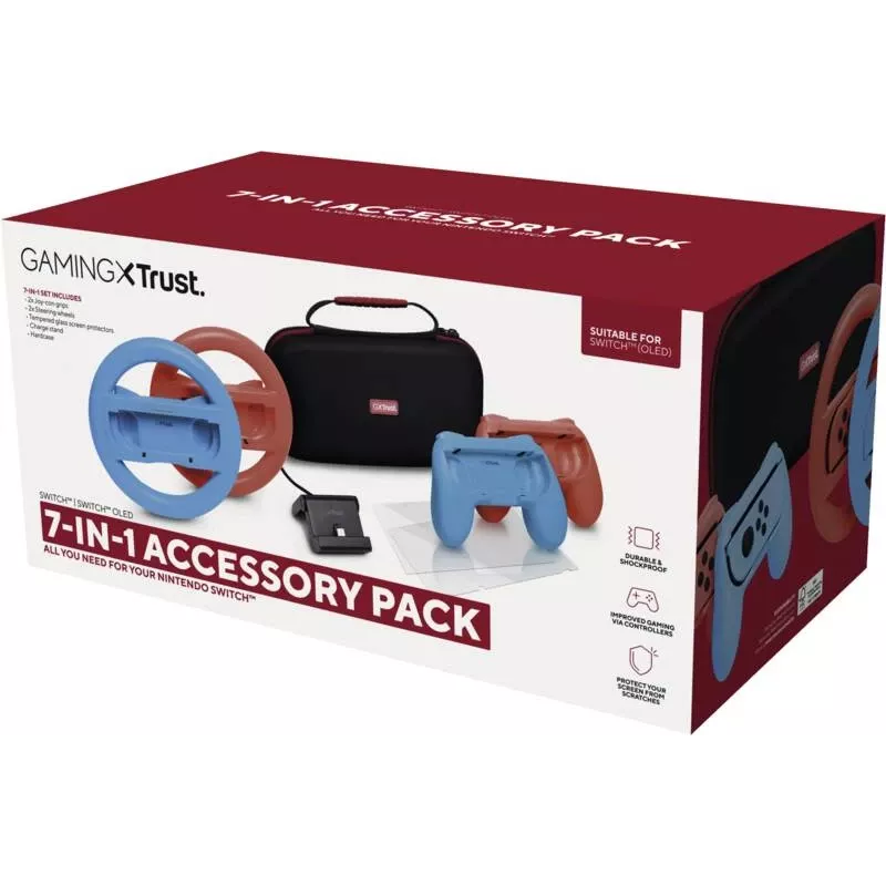 Trust GXT 1249 7-w-1 zestaw akcesoriów dla Nintendo Switch